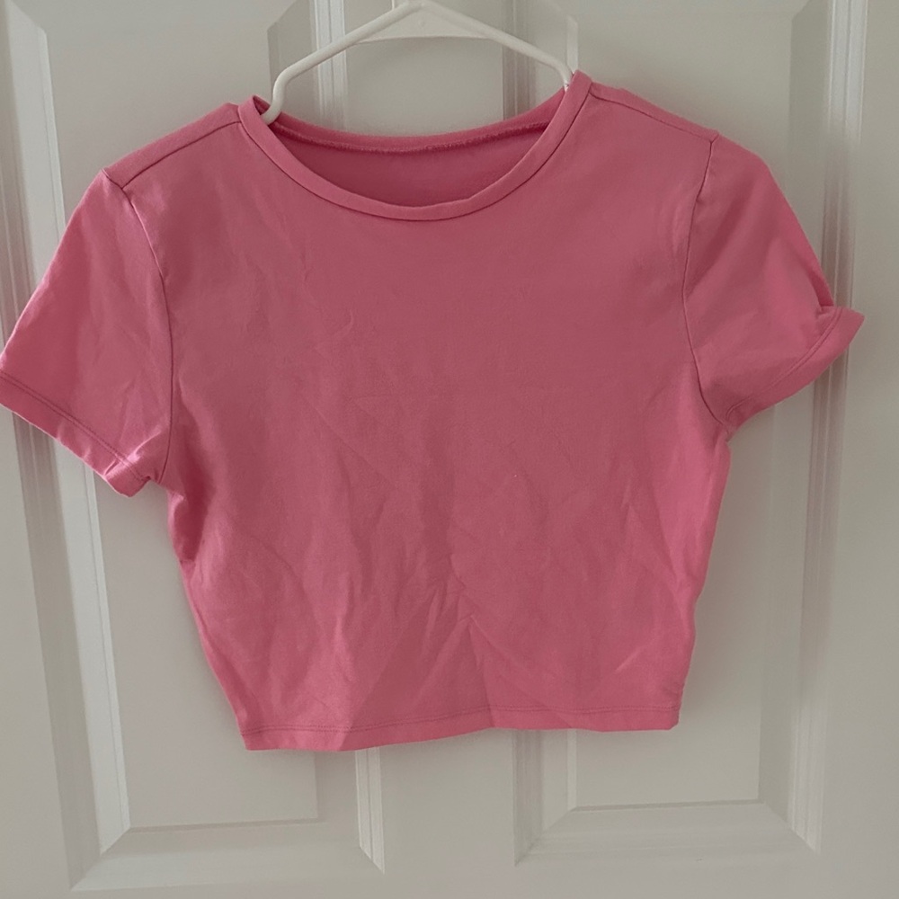 Target Pink Women's Crop Top